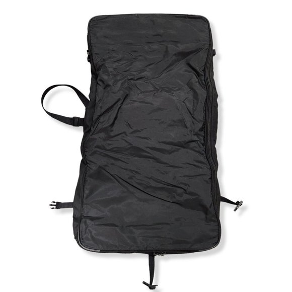 Briggs & Riley Baseline Deluxe Garment Bag Luggage Suitcase Black Leather Nylon - Picture 5 of 13